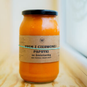 Krem z czerwonej papryki